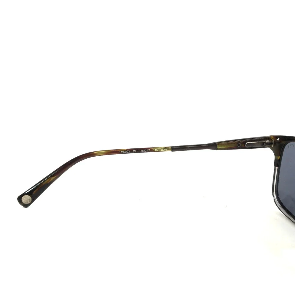 Ted Baker Sunglasses TMS093 OLI Olive Gray Horn Frames w/ Gray Polarized Lenses